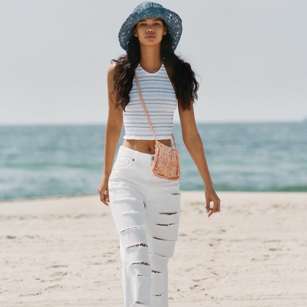 Zara halter crop top
